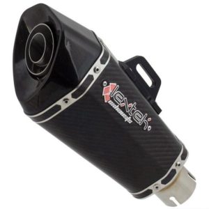 XP8C Carbon Fibre Hexagonal Exhaust Silencer-shop-image