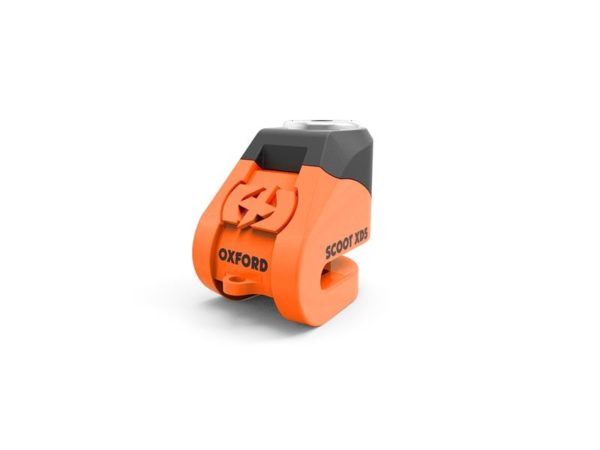 Oxford Scoot XD5 disc lock(5mm pin)Orange/black-shop-image