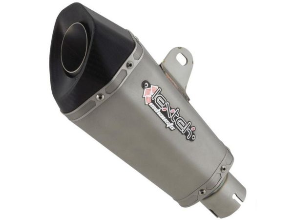 XP10 Titanium Look Hexagonal Exhaust Silencer 51mm-shop-image