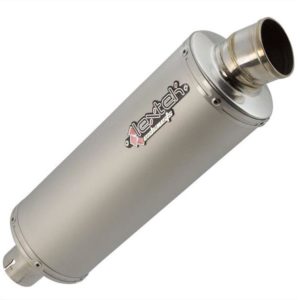 OP1L Matt S/Steel Oval Left Exhaust Silencer 51mm-shop-image