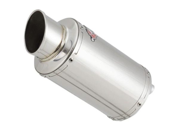 Y31 Polished S/Steel Stubby Exhaust Silencer (3 Bolt)-shop-image