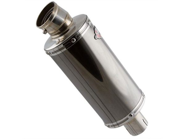 OP16 Black Chrome Exhaust Silencer 250mm 51mm-shop-image
