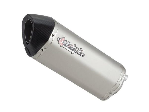 S31 Matt S/Steel Hexagonal Exhaust Silencer (3 Bolt)-shop-image