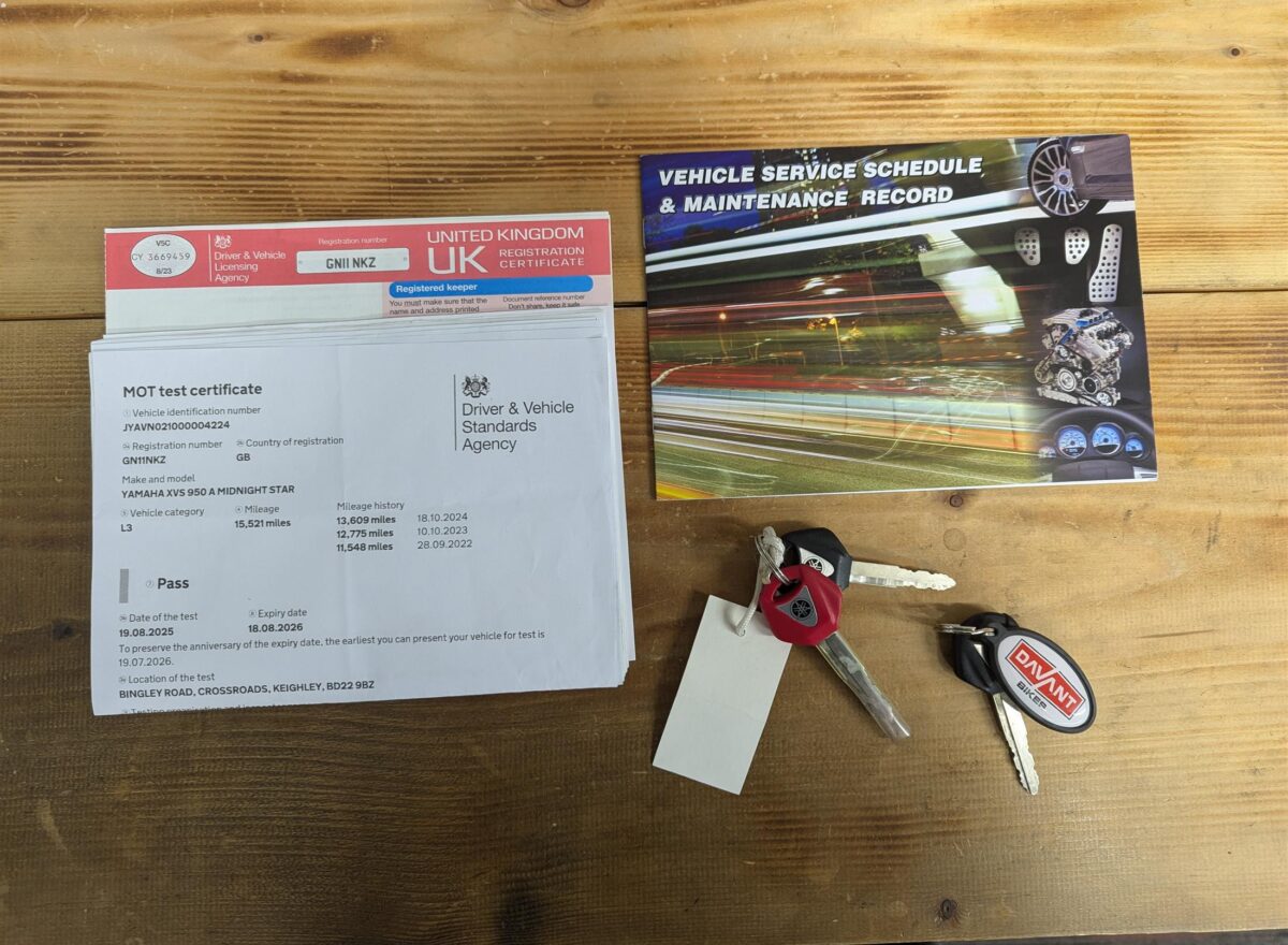 Yamaha XVS950 Midnight Star